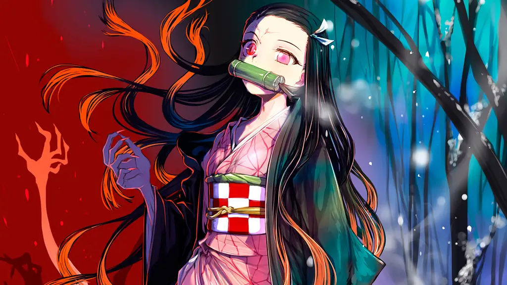 Gambar Nezuko Kamado dari Kimetsu no Yaiba