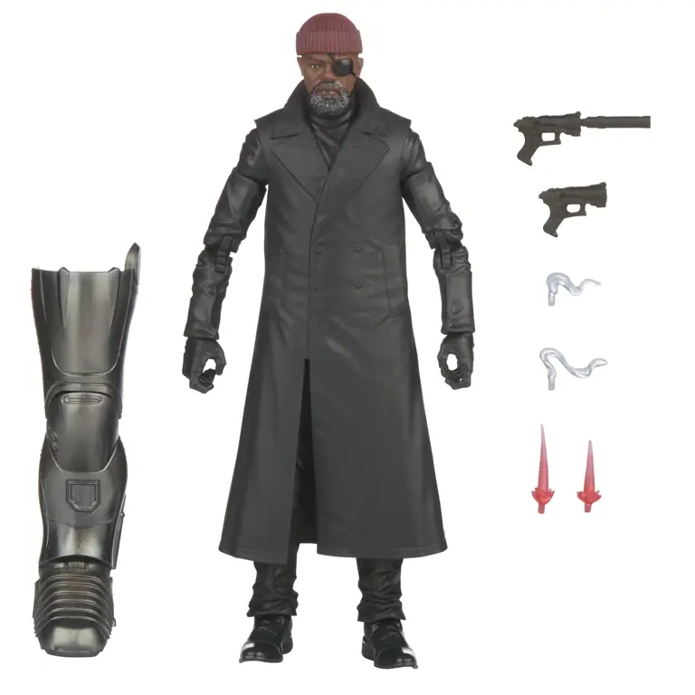 Nick Fury yang lebih tua dalam Secret Invasion Nick Fury dalam Secret Invasion terlihat lebih tua dan rapuh