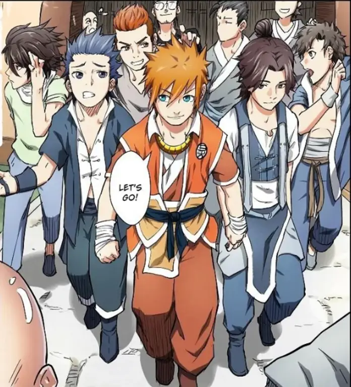 Nie Li, sang protagonis yang tangguh Nie Li, tokoh utama dalam manga Tales of Demons and Gods
