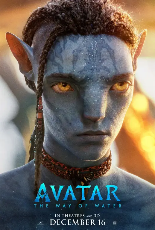 Poster film Avatar dengan subtitle Indonesia