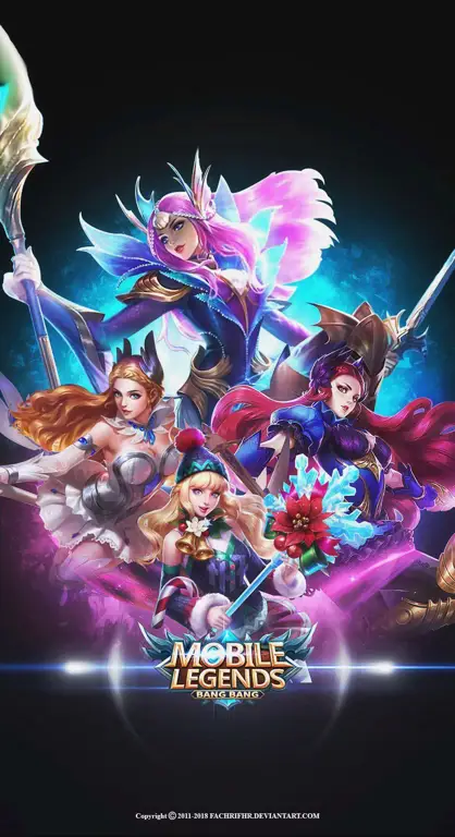 Wallpaper Mobile Legends anime resolusi tinggi