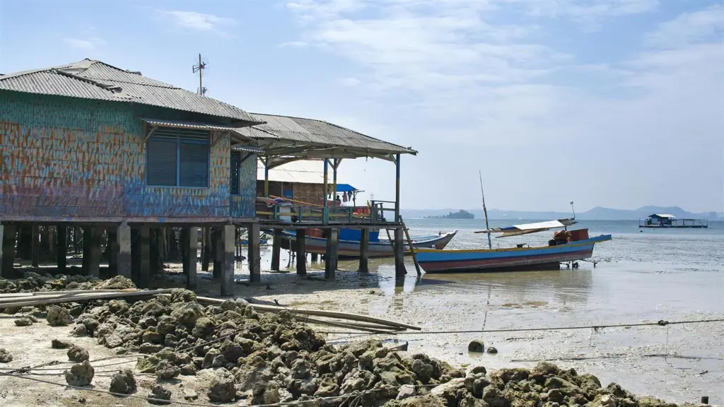 Pemandangan kota Bandar Lampung dari hotel