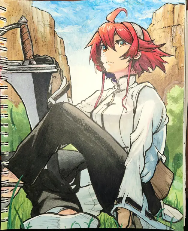 Sampul novel ringan Mushoku Tensei