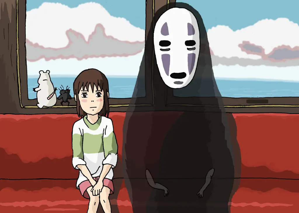 No Face, salah satu karakter misterius di Spirited Away.