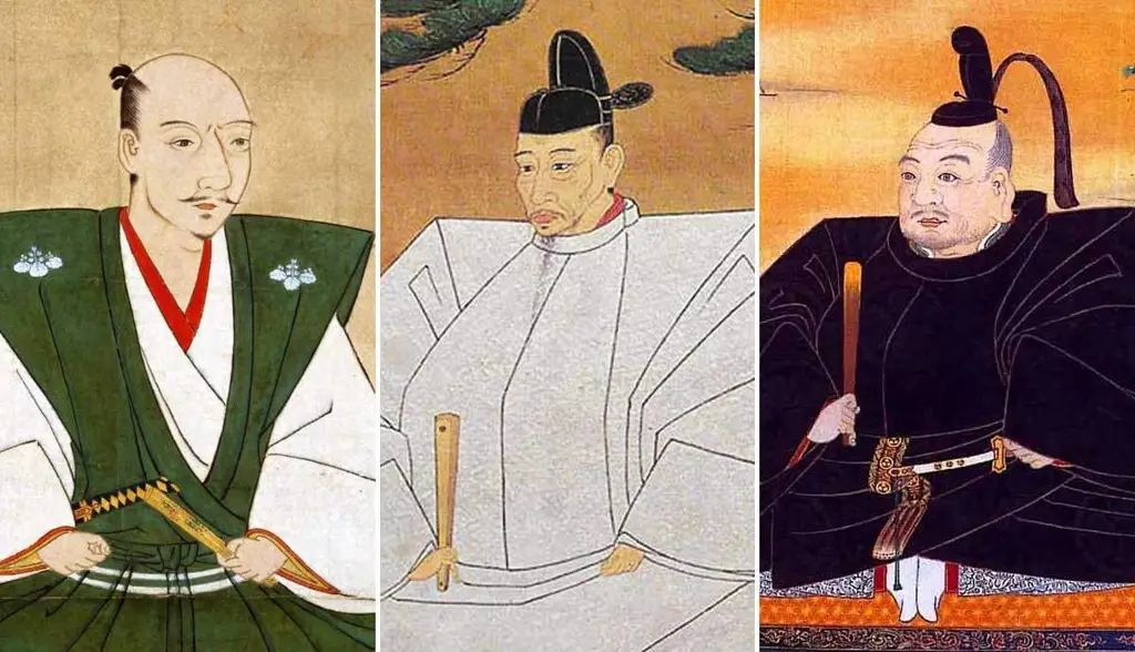 Ilustrasi Oda Nobunaga dan Toyotomi Hideyoshi