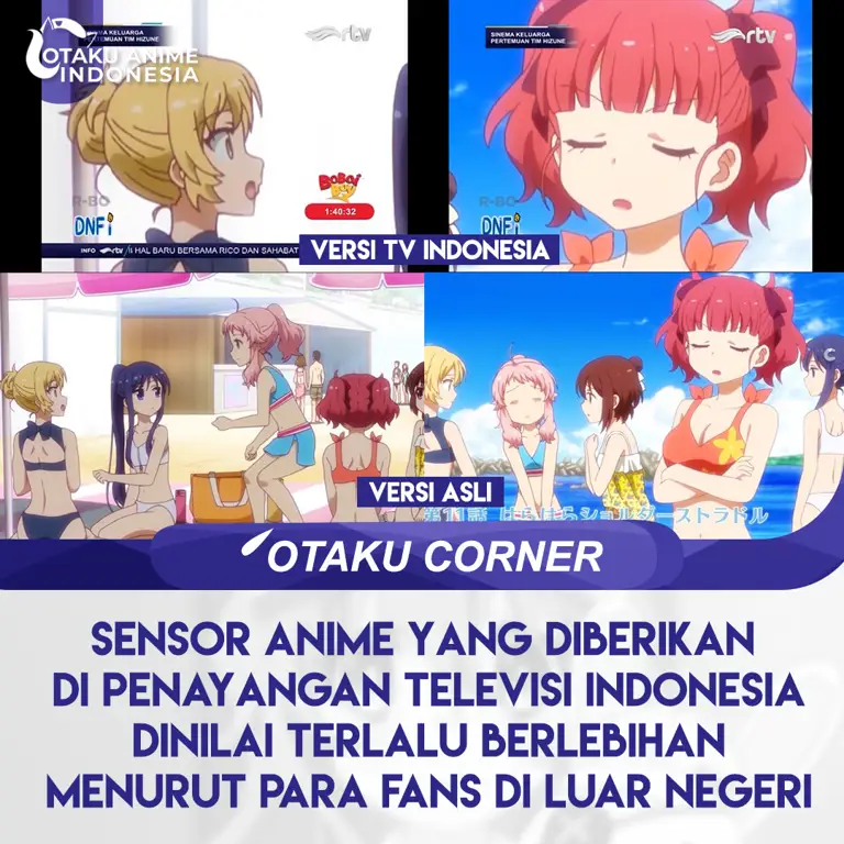 Gambar sekelompok penggemar anime Indonesia sedang menonton anime bersama