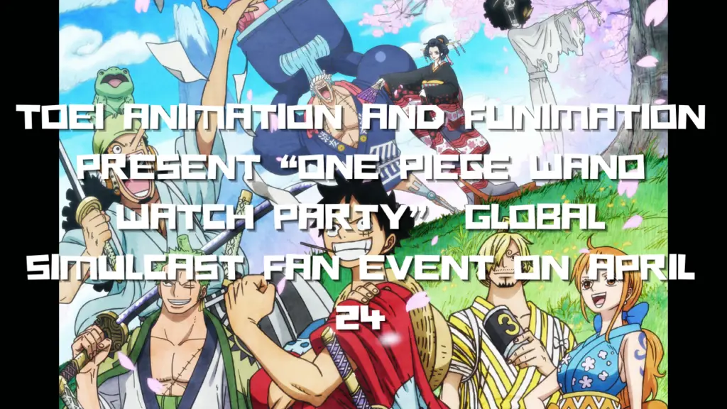 Menonton One Piece bersama teman