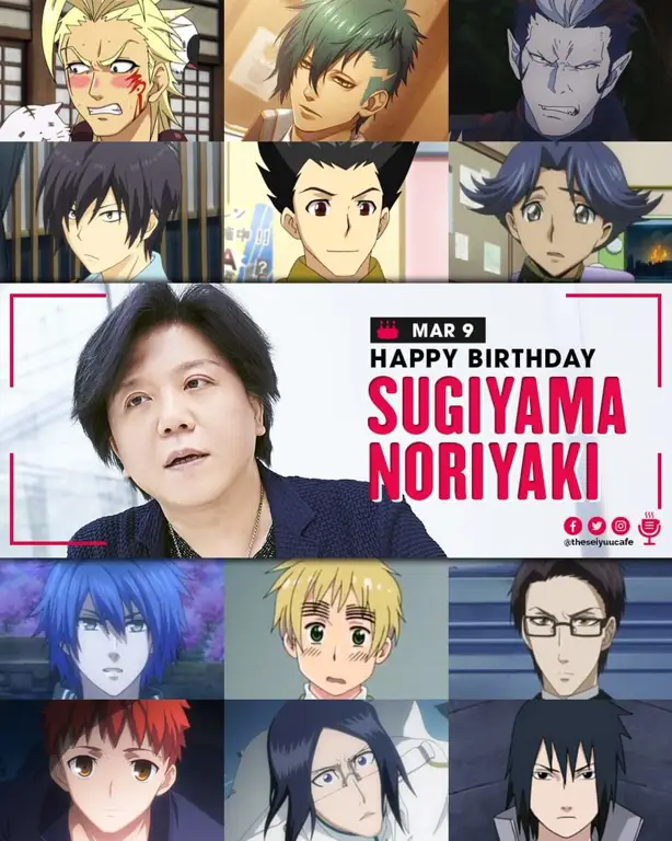 Foto Noriaki Sugiyama, seiyuu Sasuke