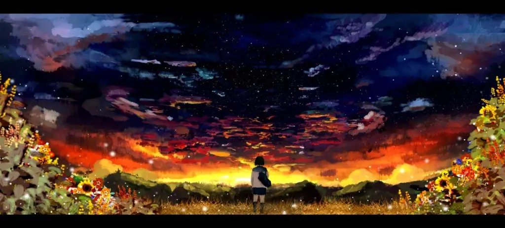Gambar pemandangan khas Naruto