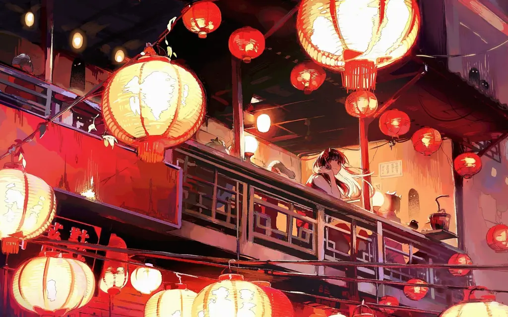 Nuansa visual anime Bleach yang memukau Pemandangan indah khas animasi Jepang