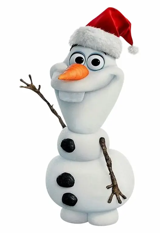 Gambar Olaf boneka salju