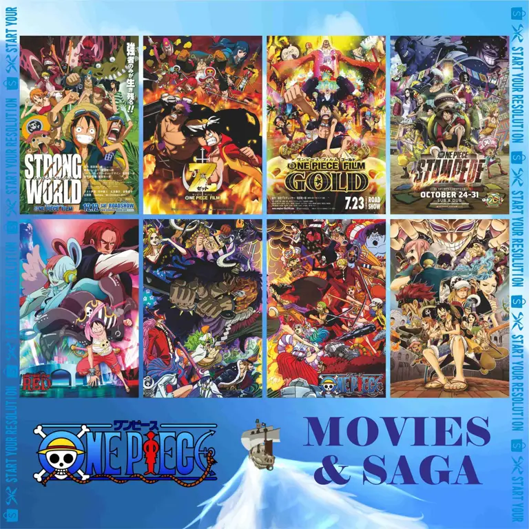 Poster Film One Piece Strong World Subtitle Indonesia