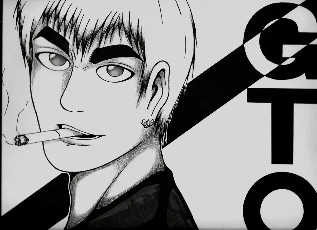 Gambar Onizuka Eikichi dari anime GTO