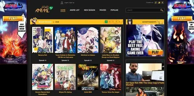 Beberapa alternatif situs streaming anime