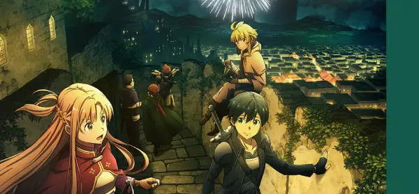 Gambar pilihan penyewaan film Sword Art Online secara digital.