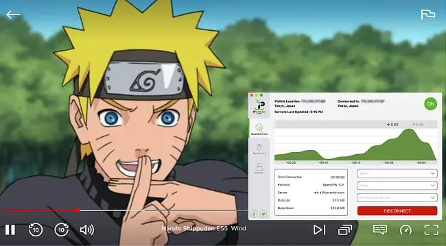 Gambar berbagai platform streaming legal untuk menonton Naruto