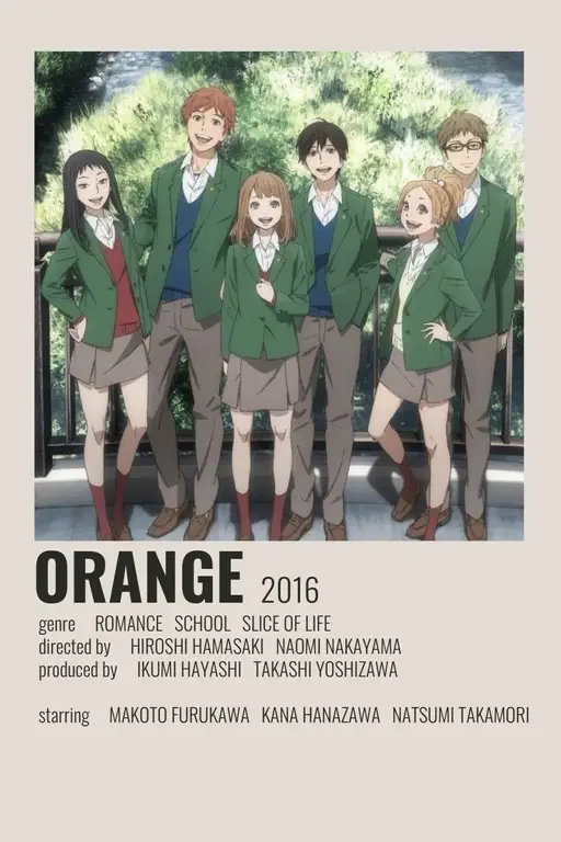 Gambar adegan anime Orange