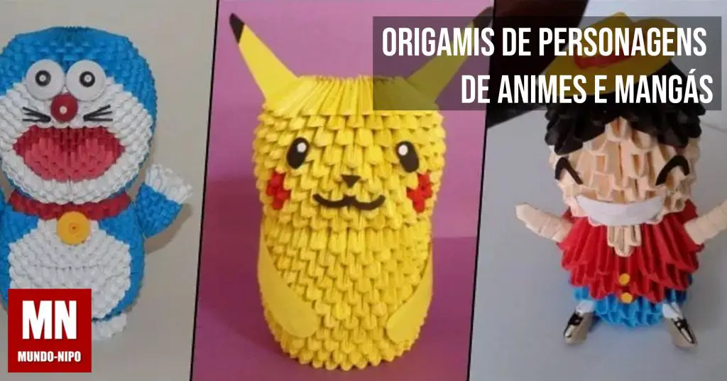 Contoh origami karakter anime