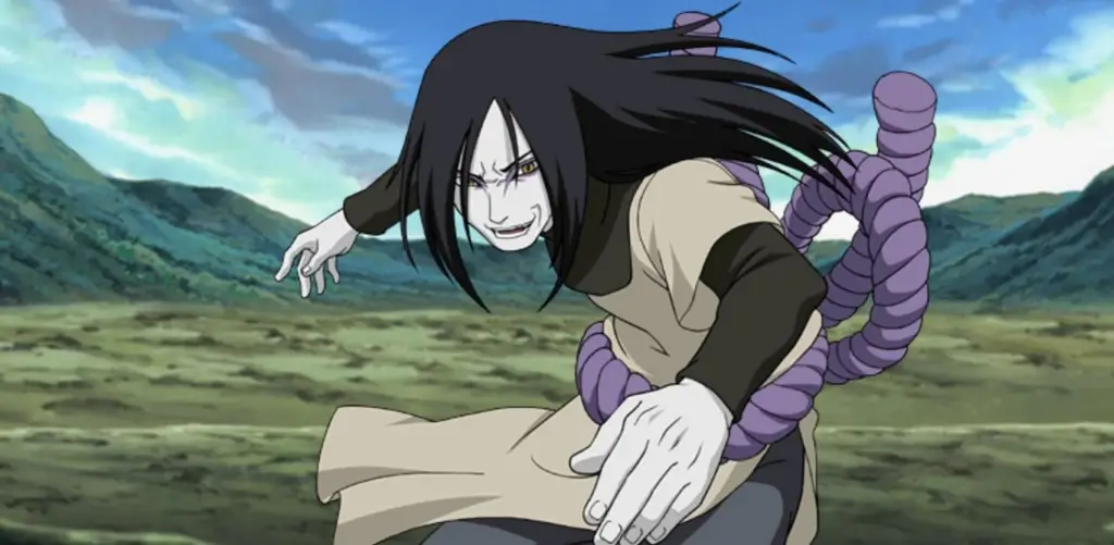 Gambar Orochimaru dalam anime Naruto