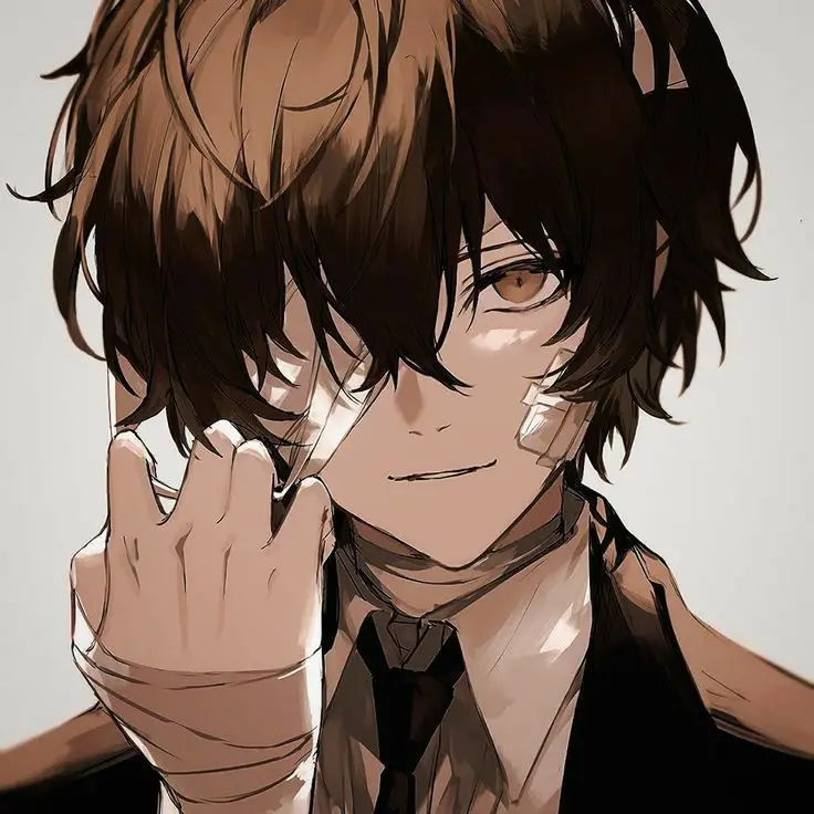 Gambar Osamu Dazai dari anime Bungou Stray Dogs