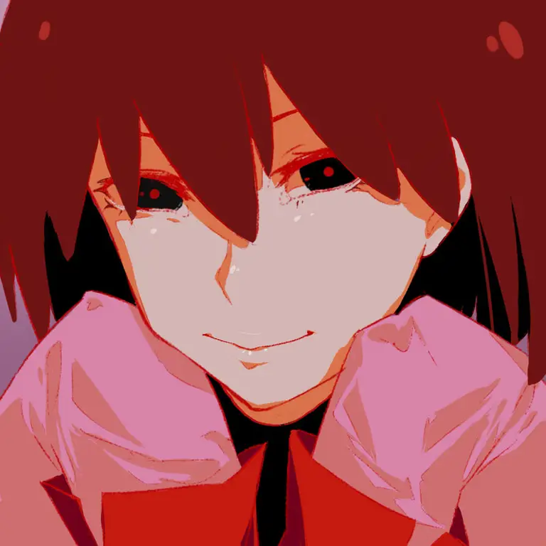 Gambar Ougi Oshino, karakter penting dalam TsukiMonogatari