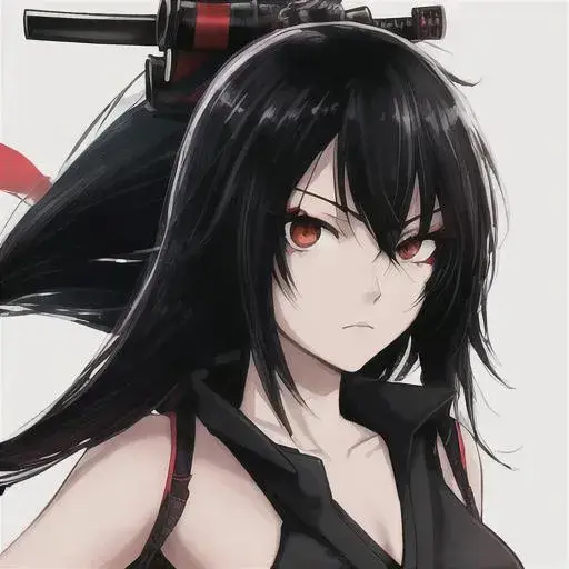 Ilustrasi pakaian siluman assassin dalam anime dengan detail yang rumit