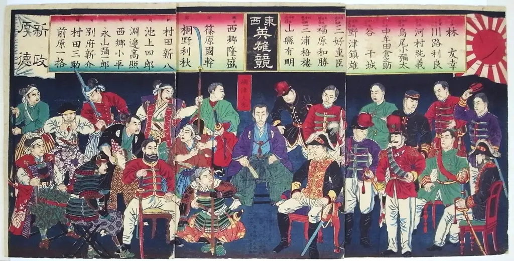 Ilustrasi pakaian pada era Bakumatsu