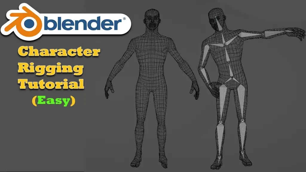 Tutorial rigging karakter anime di Blender