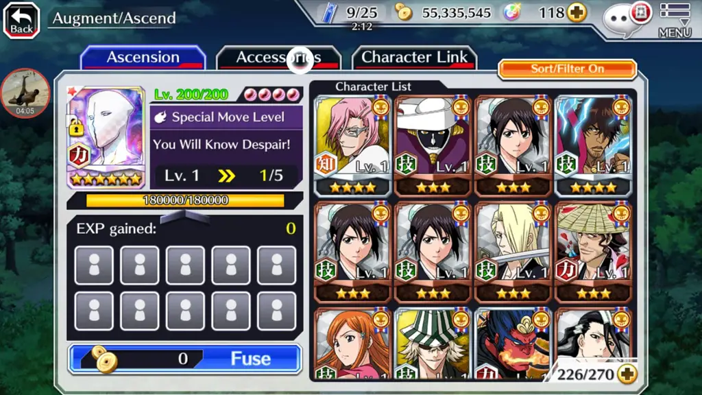 Panduan fusi aksesoris di Bleach Brave Souls