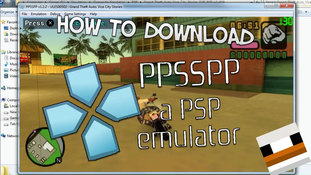 Cara mengunduh emulator PPSSPP