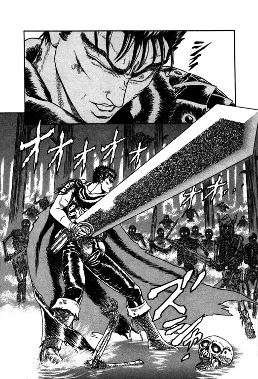 Panel dari Chapter 2 Panel Manga Berserk Chapter 2