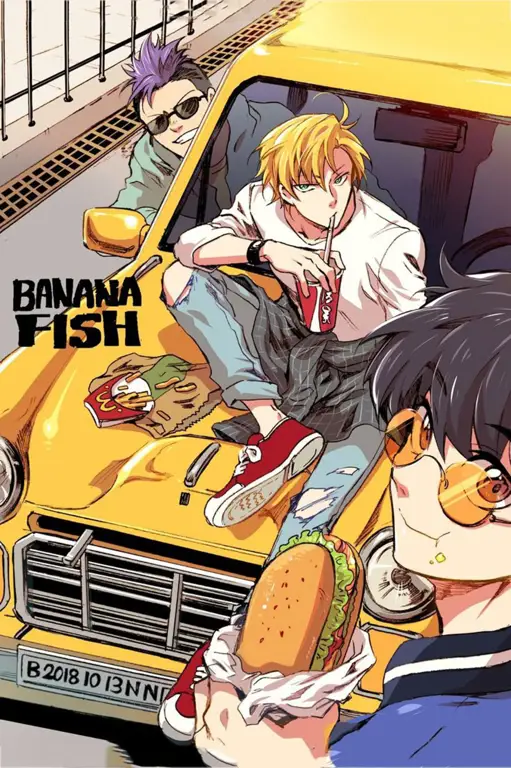 Gambar manga Banana Fish