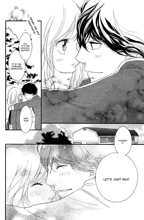 Panel manga Ao Haru Ride chapter 17