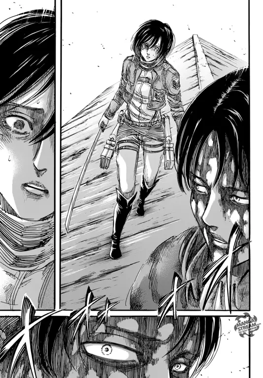 Panel manga Attack on Titan