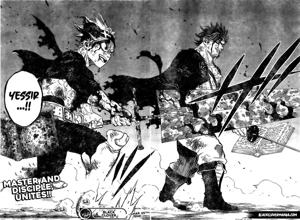 Panel manga Black Clover chapter 27 yang menarik