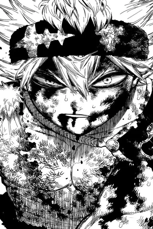 Panel-panel manga Black Clover yang menarik