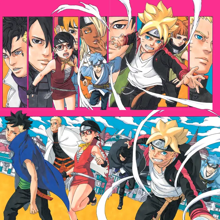 Gambar halaman-halaman manga Boruto