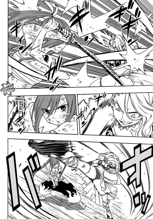 Gambar panel manga dari Fairy Tail 100 Year Quest chapter 163