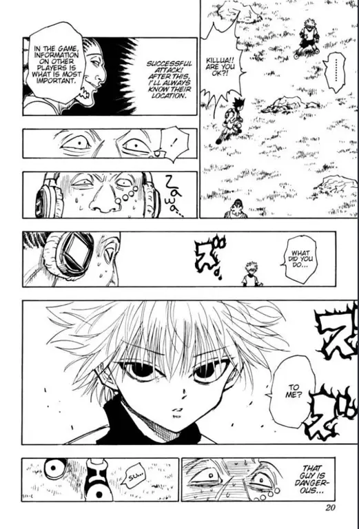 Gambar panel manga Hunter x Hunter