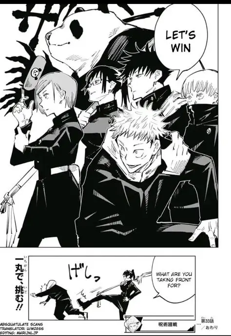 Panel-panel Manga Jujutsu Kaisen