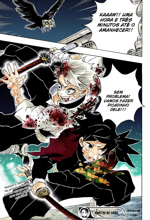 Gambar manga Kimetsu no Yaiba