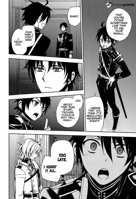 Gambar panel manga Owari no Seraph