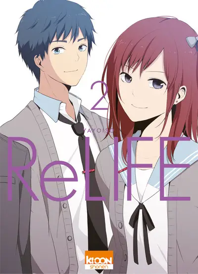 Panel manga ReLIFE yang menampilkan Arata