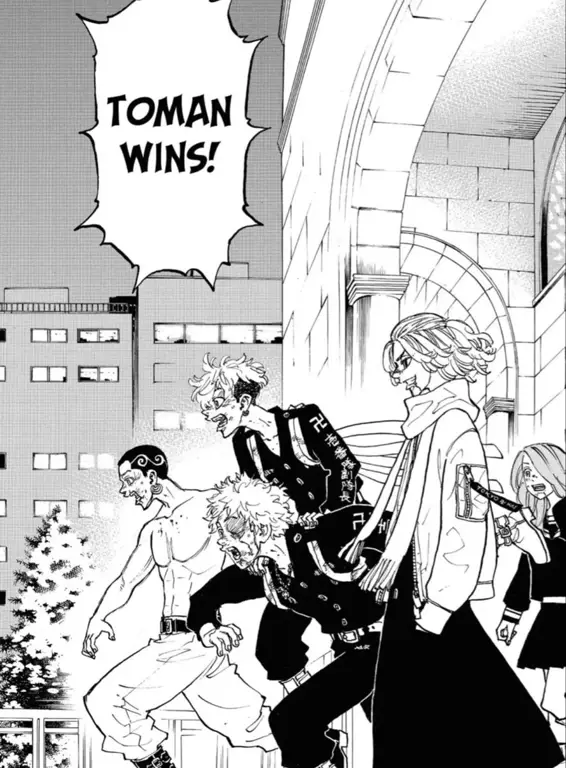 Panel manga Tokyo Revengers yang menarik