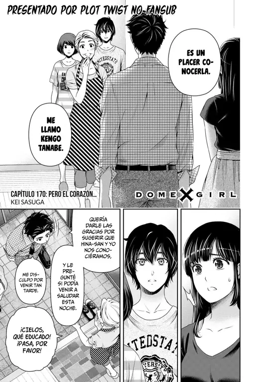 Panel manga Domestic na Kanojo