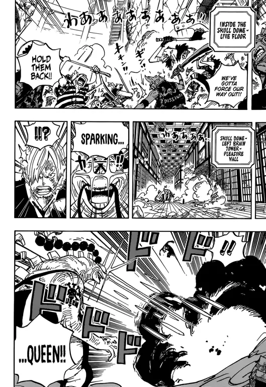 Panel manga dari One Piece chapter 1035