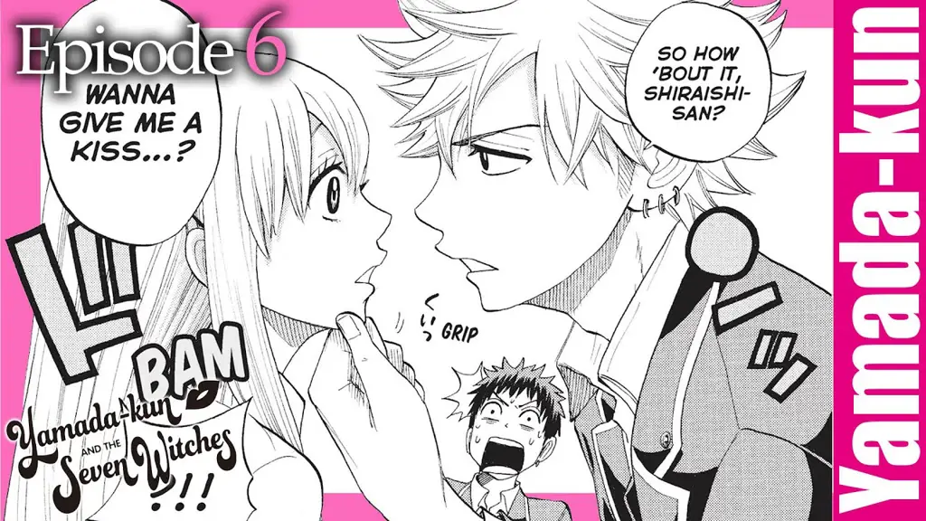 Gambar panel manga Yamada-kun dan Ketujuh Penyihir