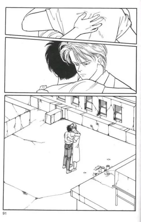 Gambar panel manga Banana Fish