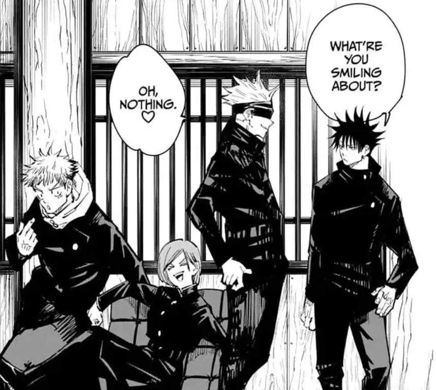 Panel manga Jujutsu Kaisen