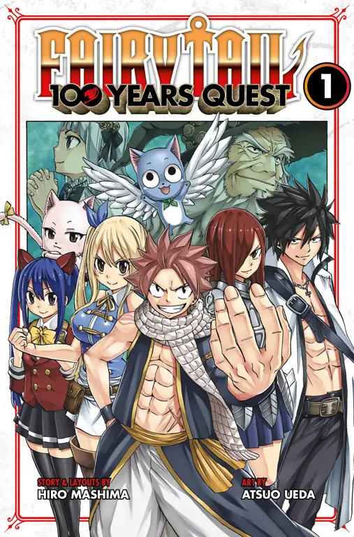 Contoh panel manga dari Fairy Tail 100 Year Quest chapter 164